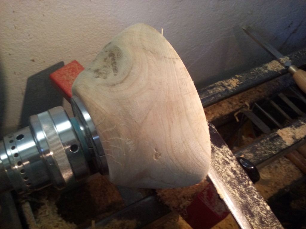 Fotoserie – drechseln einer Schüssel aus Kirschholz – draxlerei.at